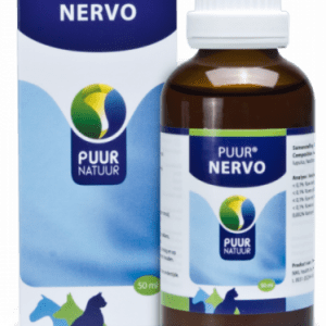 puur natuur nervo, bij stress, onrust, nervositeit bij bijvoorbeeld operatie, voor dieren