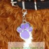 luxe-penning-hangertje-pootafdruk-hond-kat-paars