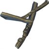 Hurtta harnas gevoerd-zwart-bruin- JU 60 of 80 CM OP=OP