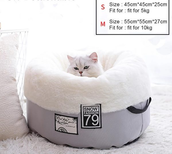 hoopet-snow-fashion-kat-mand-kattenmand-wit-grijs