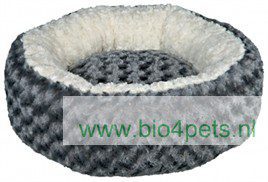 trixie-hondenmand-rond-grijs-creme-70cm