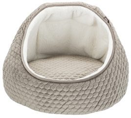 trixie-kattenmand-iglo-Livia-Grijs-creme-55x55x45cm