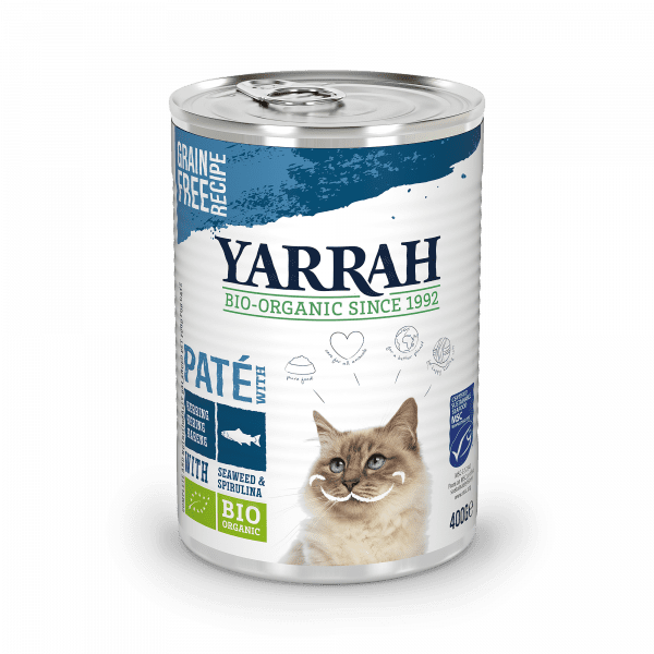 Yarrah-kat-pate-vis-blik-CAT_Tin_Pate_Fish 400g