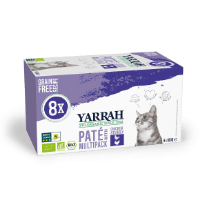 Yarrah-kat-multipack-8x100gram-kip-kalkoen-pate- - CAT Multipack Chicken Turkey Yarrah 800g - landscape_8714265977084