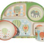 Kinderservies - Luchtballon Olifant