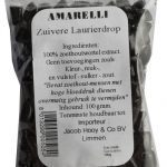 Jacob Hooy Laurierdrop Amarelli zakje stukjes - 100 gram