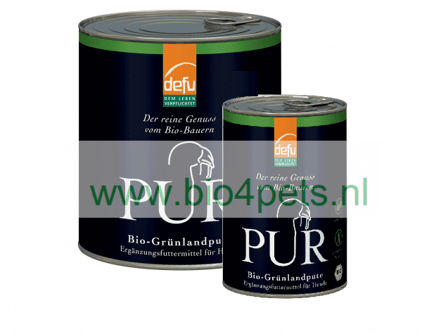 defu-pur-bio-grünlandpute-puur-kalkoen-natvoer-blikvoer-400-800gr