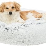 Trixie Kussen Harvey Rond Wit / Zwart- 60 x 60 x 18 cm of 100x100