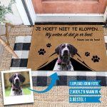 Gepersonaliseerde mat Hond