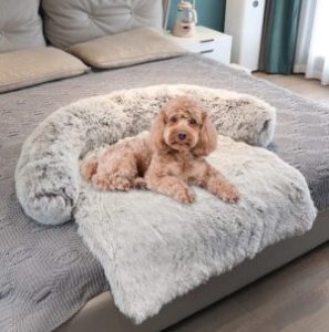 Afleiden rem Alternatief voorstel Fluffy Hondenkleed met beschermrand voor op bank / bed - Bio4Pets