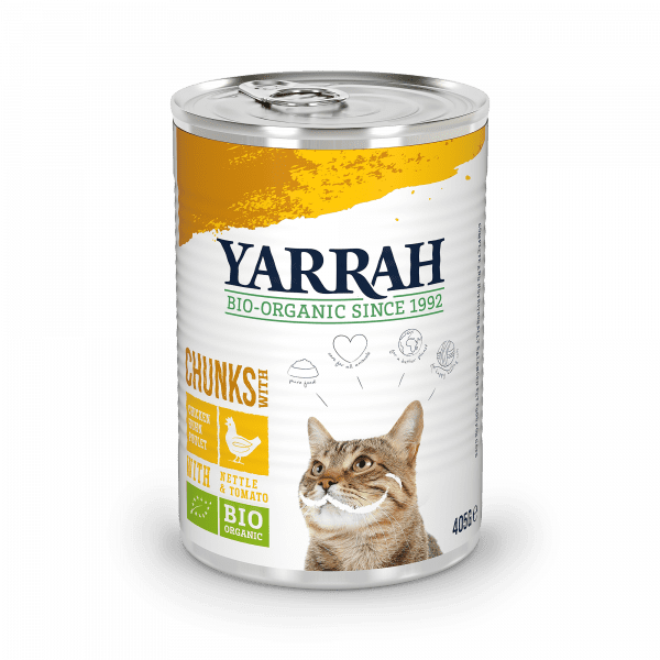 Yarrah_ CAT_Tin_Chunks_Chicken 405g_Bio4pets