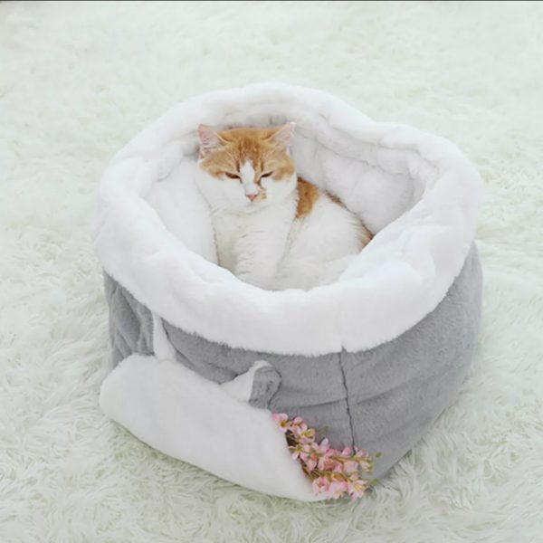 kattenmand Licht Grijs Afmeting: 41x41x35cm - Bio4Pets