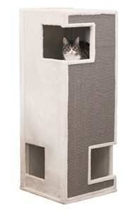 trixie-krabton-kattentoren-gerardo-wit-grijs-38x38x100cm